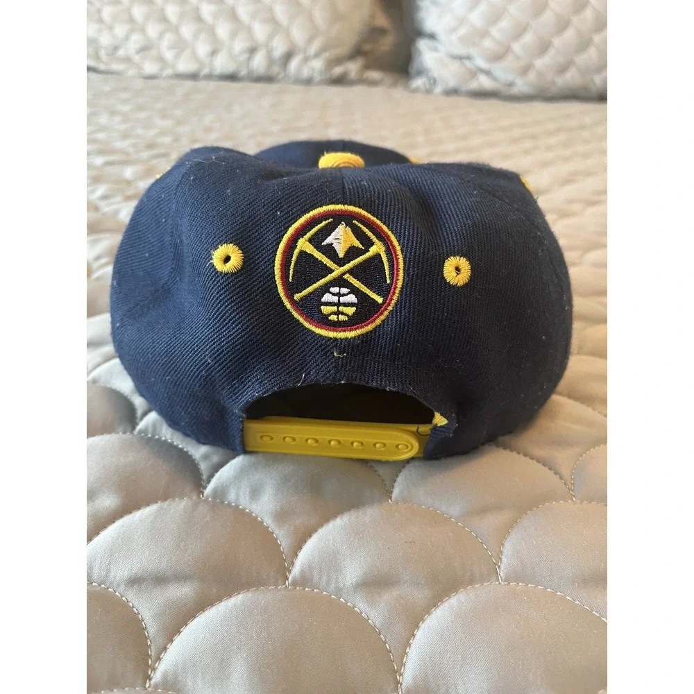 Denver Nuggets Hat Cap Snapback Youth Blue Yellow NBA Basketball Adjustable Kids - Picture 3 of 5